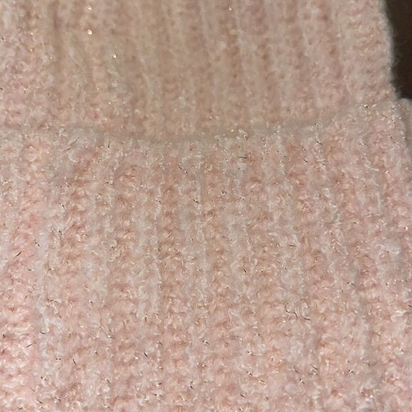 NWT Style & Co Rib Solid Pink Beanie - Picture 3 of 4
